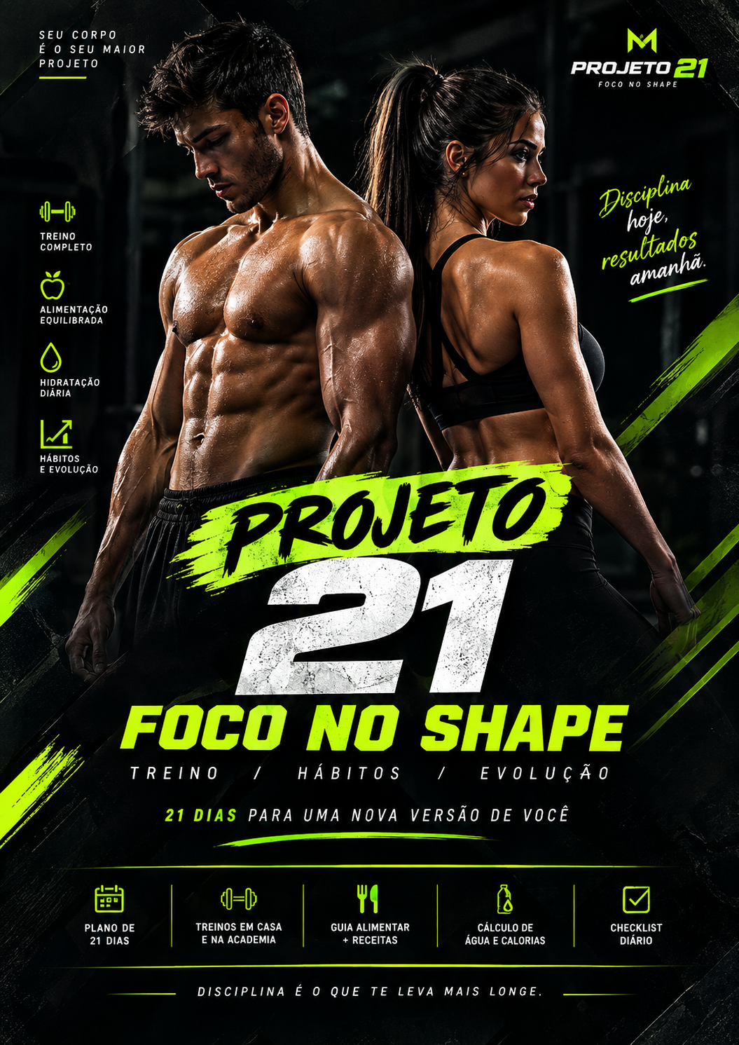 Capa do ebook Projeto 21 — Foco no Shape